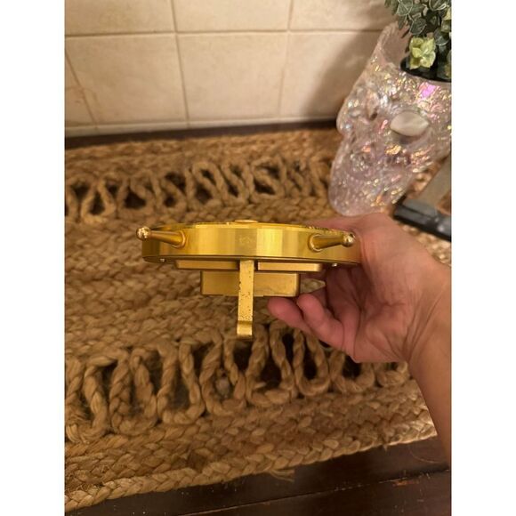 Vintage tabletop quartz bulova x dupont weather clock- damage - Picture 9 of 11